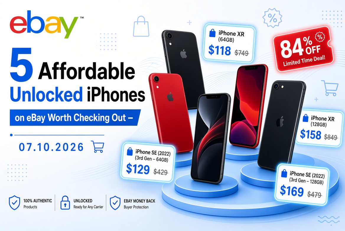 5 Affordable Unlocked iPhones on eBay Worth Checking Out – 07.10.2026